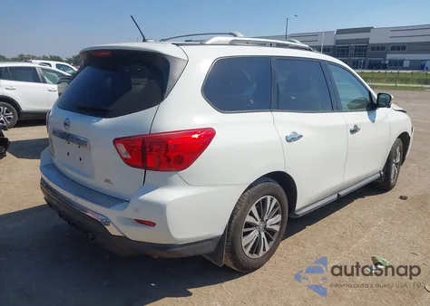 2017 Nissan Pathfinder Sl z USA, uszkodzony, nr VIN 5N1DR2MN0HC658299
